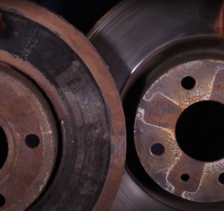 How to get rid of brake rotor corrosion